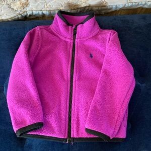 POLO Ralph Lauren Toddler plush jacket Size 2/2T. Like new. Super cute!